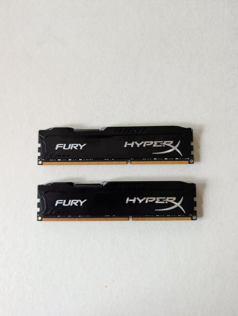 Kingston HyperX Fury 16GB (2x8GB) DDR3-1866 CL10, DDR3, Ophalen of Verzenden, Zo goed als nieuw, Desktop