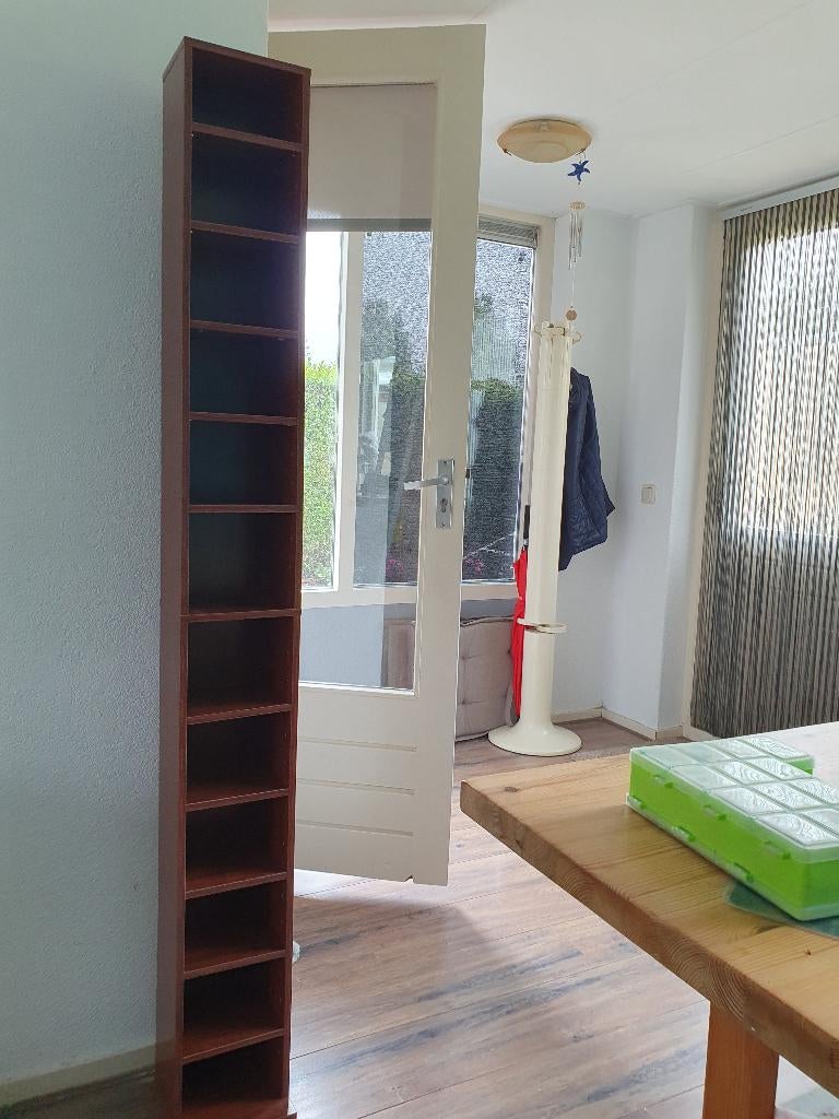 CD DVD Kast met 12 vakken, Huis en Inrichting, Ophalen, 75 tot 150 discs, Zo goed als nieuw, Hout