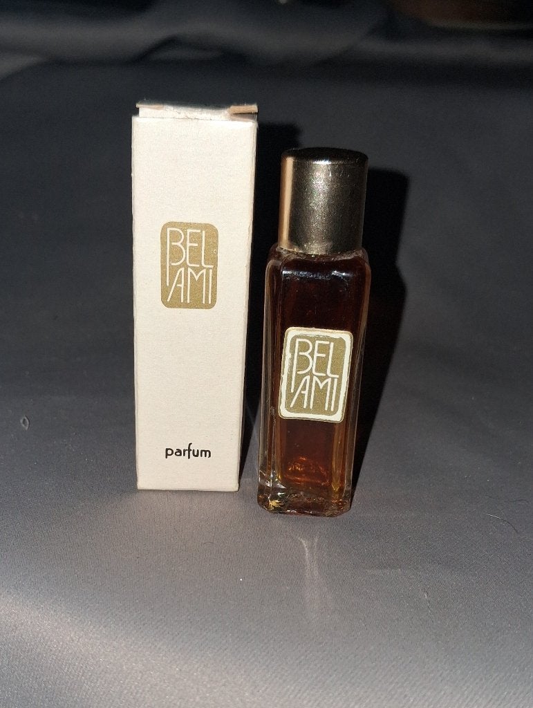 Parfum miniatuur - Bel ami + doosje, Ophalen of Verzenden, Zo goed als nieuw, Miniatuur, Gevuld
