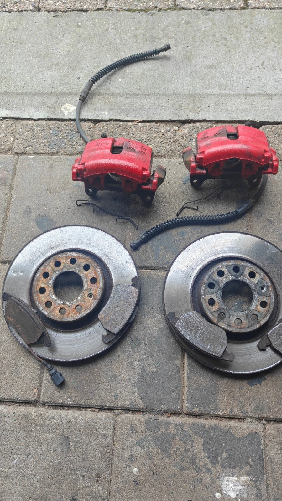 Golf 6 GTI Remmen, Klauwen, Zadels en Leidingen, Auto-onderdelen, Remmen en Aandrijving, Ophalen, Gebruikt, Volkswagen