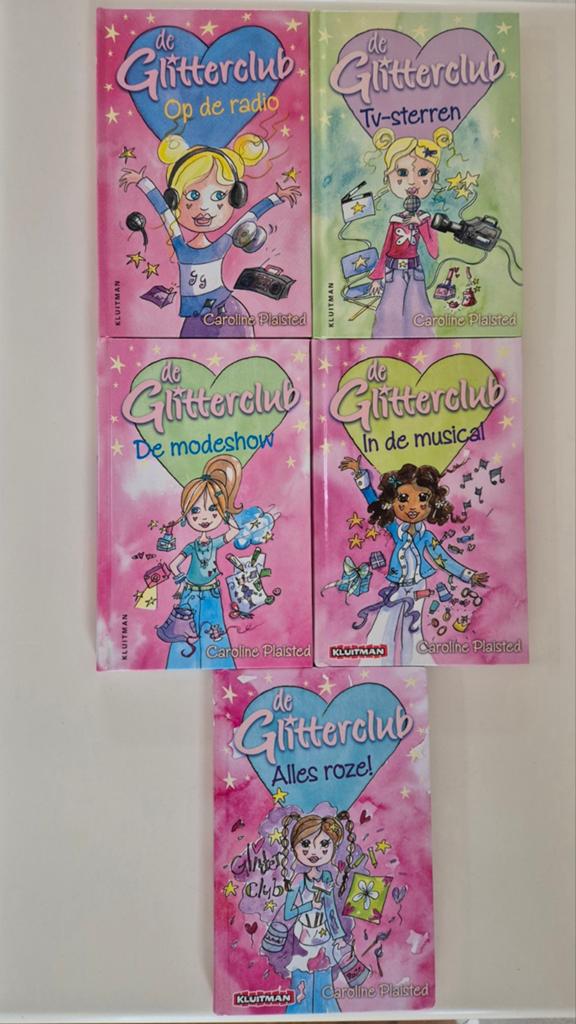 5 boeken 'De Glitterclub' van Caroline Plaisted, Ophalen of Verzenden, Zo goed als nieuw, Caroline Plaisted
