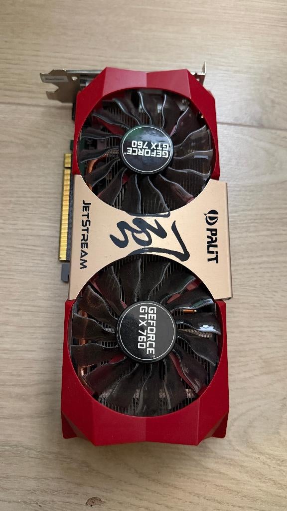 Palit GeForce GTX 760 2GB Jetstream, Computers en Software, Videokaarten, Gebruikt, Overige soorten, Ophalen of Verzenden, Overige typen