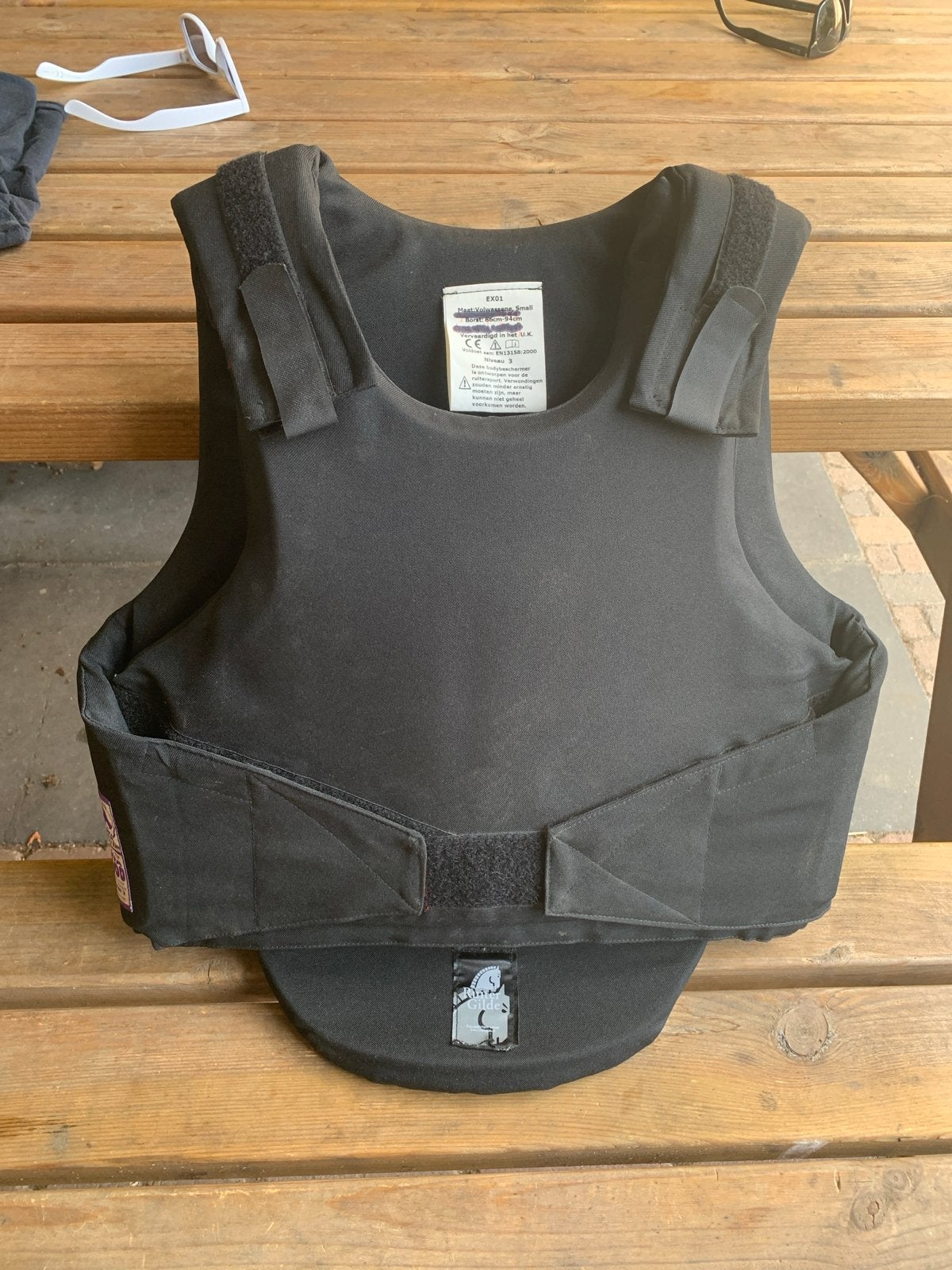 Fijne bodyprotector adult maat S, Ophalen, Zo goed als nieuw, Springen