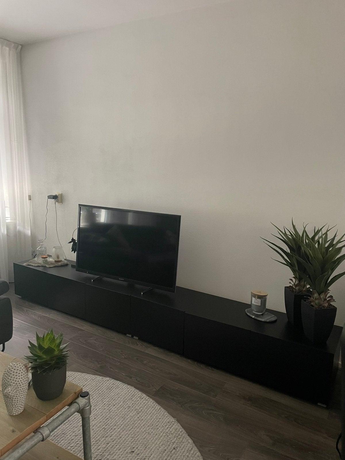 Tv meubel zwart, 2 delig. Gratis, Huis en Inrichting, Ophalen, Zo goed als nieuw, 25 tot 50 cm, Minder dan 100 cm