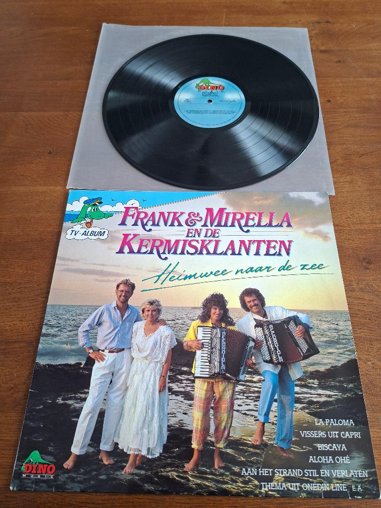 Lp Frank en Mirella en de kermisklanten, Gebruikt, 1980 - 1989, Ophalen of Verzenden, Levenslied of Smartlap