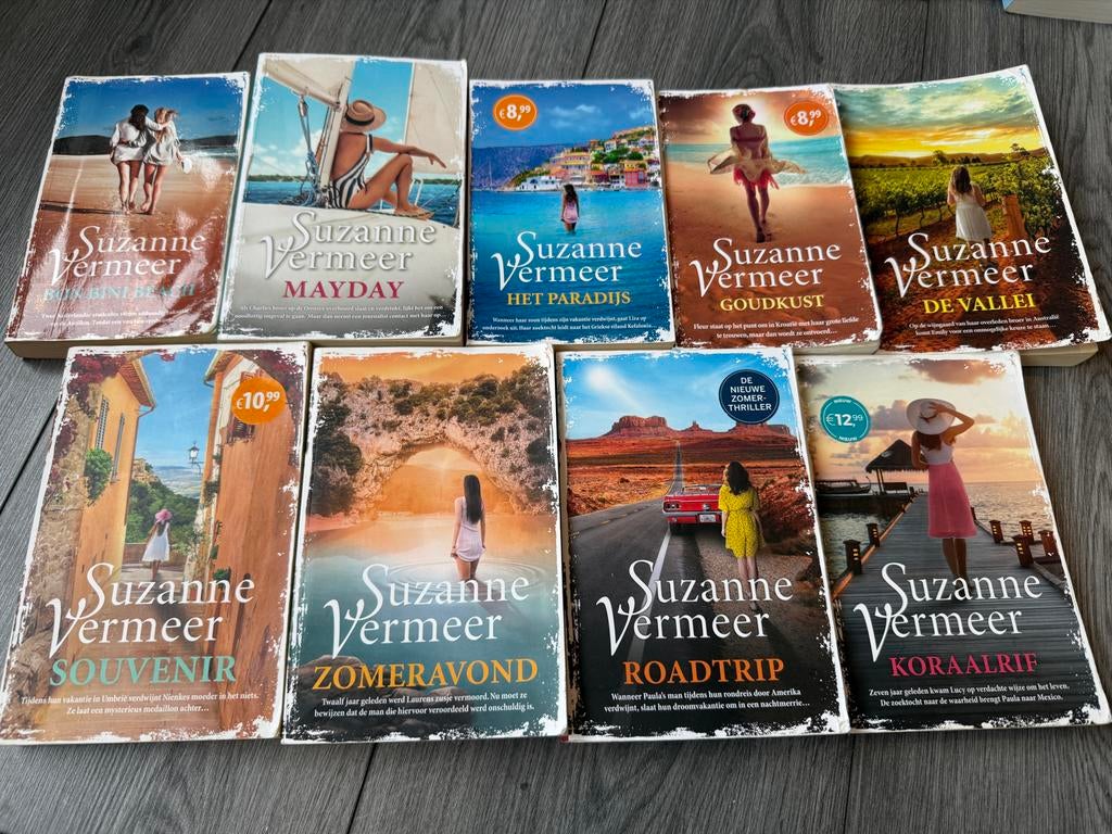 Suzanne Vermeer 9 Boeken - Spanning & Romantiek, Ophalen of Verzenden, Zo goed als nieuw