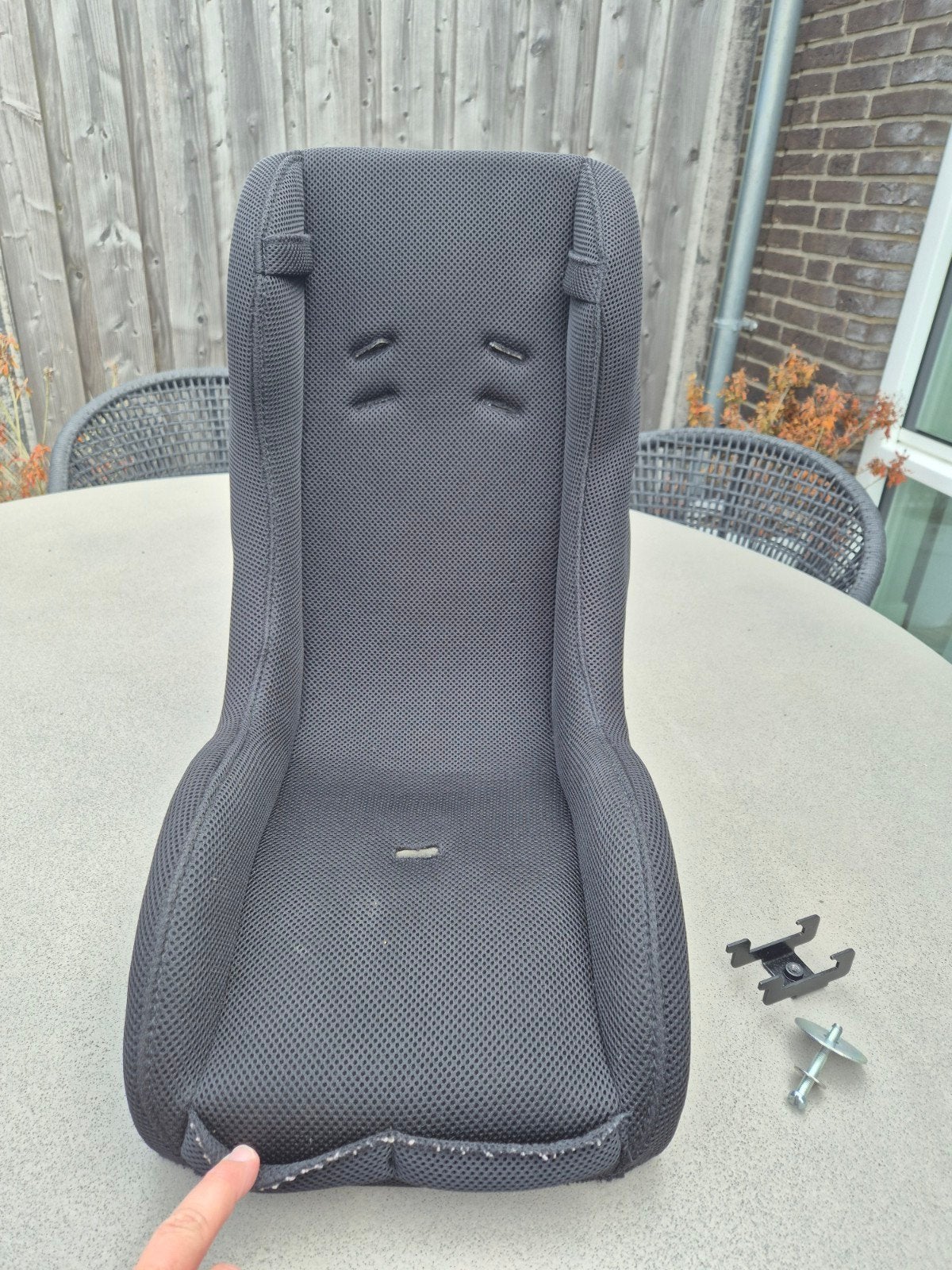 Peuterschaal voor Carqon bakfiets met bevestigingsset, Ophalen, Gebruikt, Carqon, Voorzitje