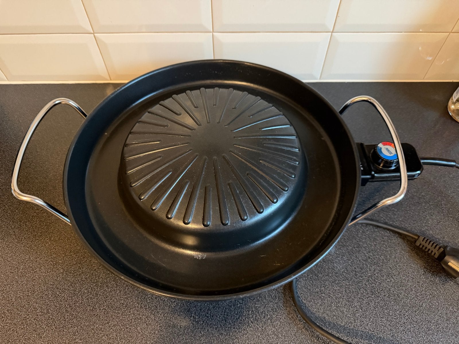 Princess Chinese Fondue Pan / Grillplaat - 1400W, Witgoed en Apparatuur, Grillplaten, Ophalen of Verzenden, Gebruikt, Tafelgrill