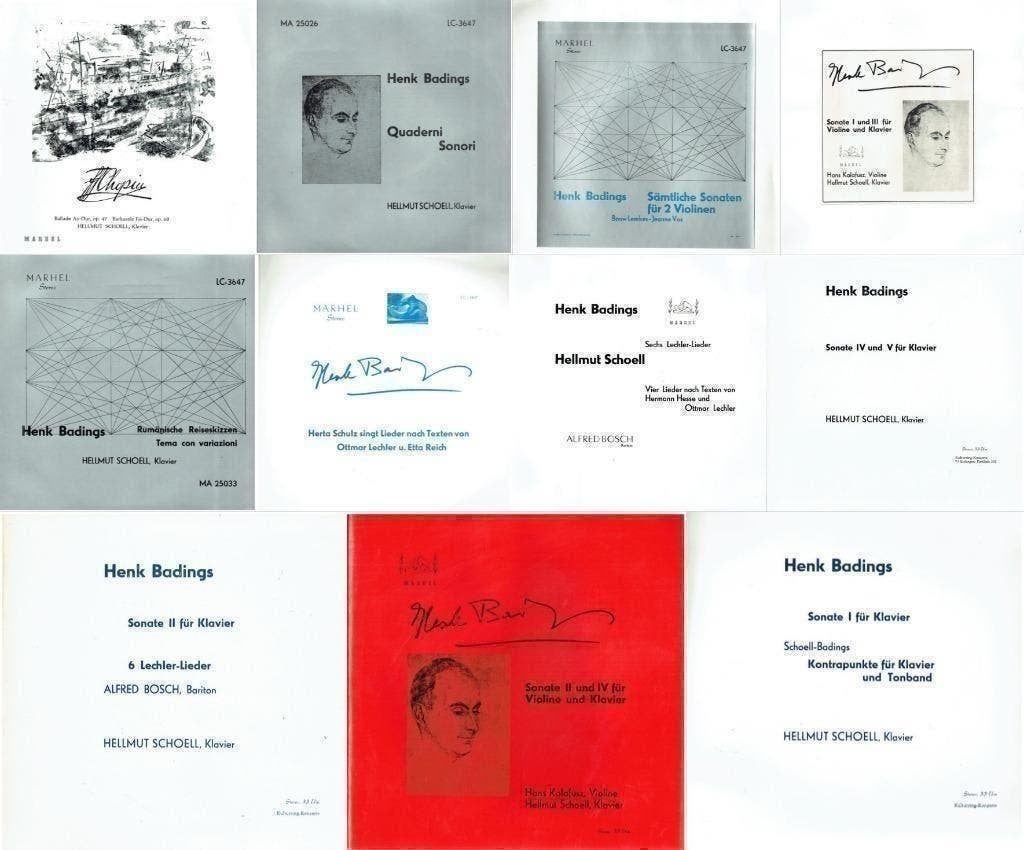 Henk Badings Collection of Composed works on Vinyl 11 record, Ophalen, Kamermuziek, Zo goed als nieuw, 12 inch