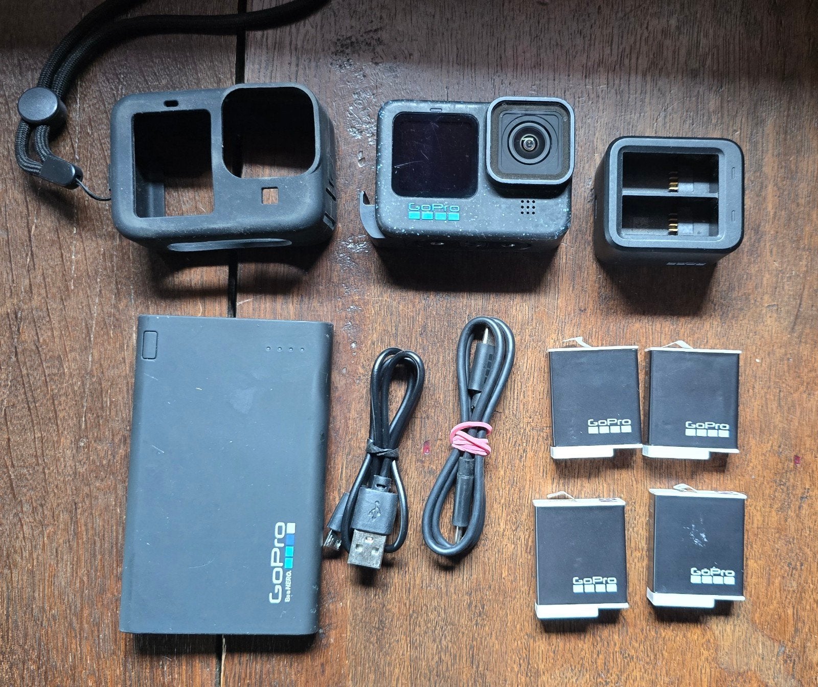 GoPro Hero 12 Black met accessoires, Audio, Tv en Foto, Actiecamera's, Ophalen, Zo goed als nieuw, GoPro