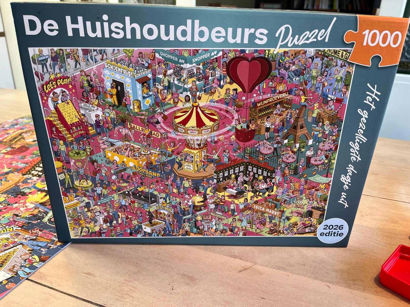 De Huishoudbeurs Puzzel 2026 editie 1000 stukjes, Ophalen of Verzenden, 500 t/m 1500 stukjes, Zo goed als nieuw, Legpuzzel