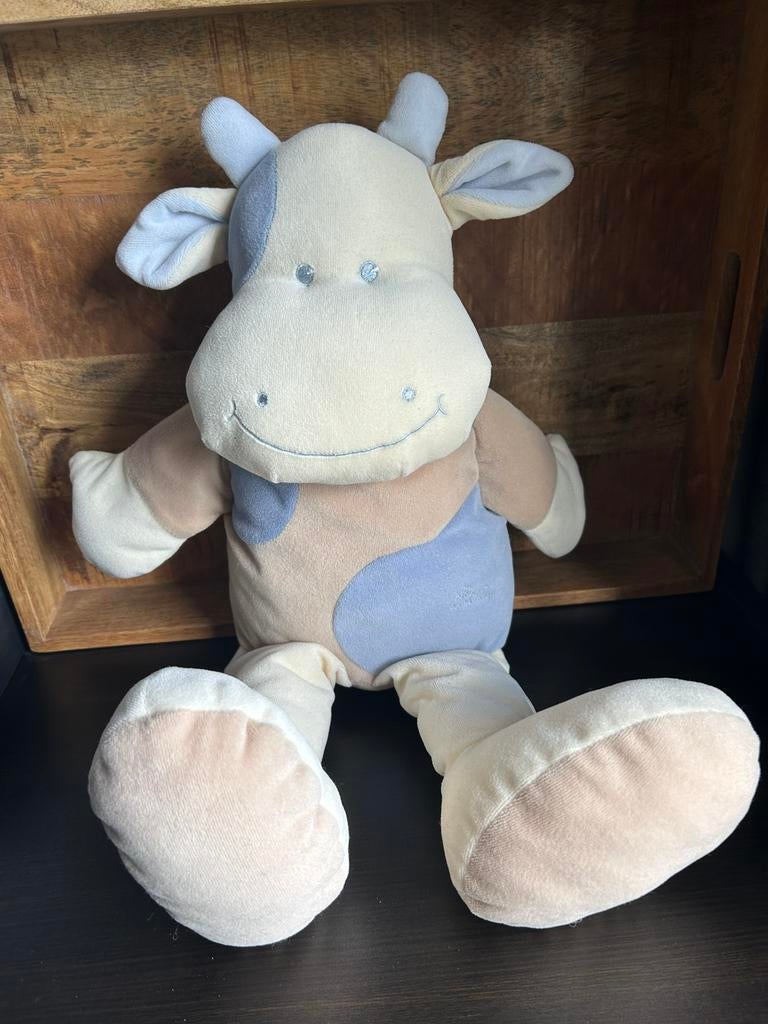 Tiamo knuffel koe velours achtige knuffeltje knuffels, Kinderen en Baby's, Speelgoed | Knuffels en Pluche, Ophalen of Verzenden