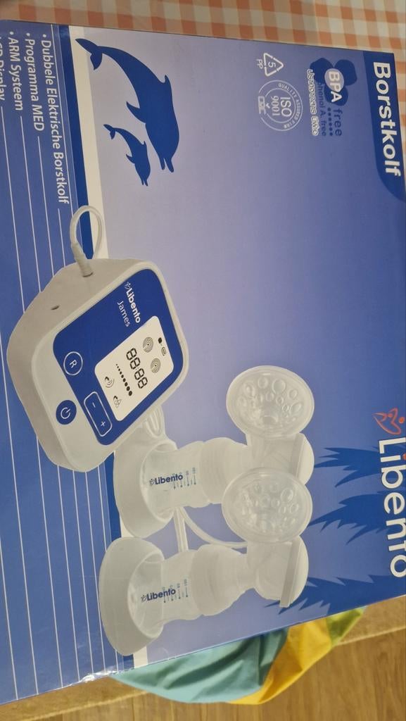 Libento James dubbele elektrische borstkolf, Kinderen en Baby's, Babyvoeding en Toebehoren, Ophalen of Verzenden