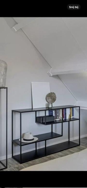 Dressoir Noor zwart (karwei) set van 2, Ophalen, 100 tot 150 cm, Zo goed als nieuw, Metaal