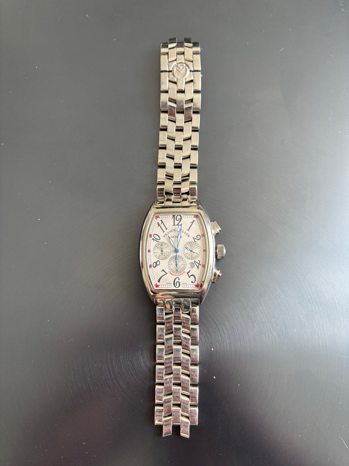 Franck Muller Conquistador SC Chronograaf Horloge, Staal, Polshorloge, Ophalen, Overige merken