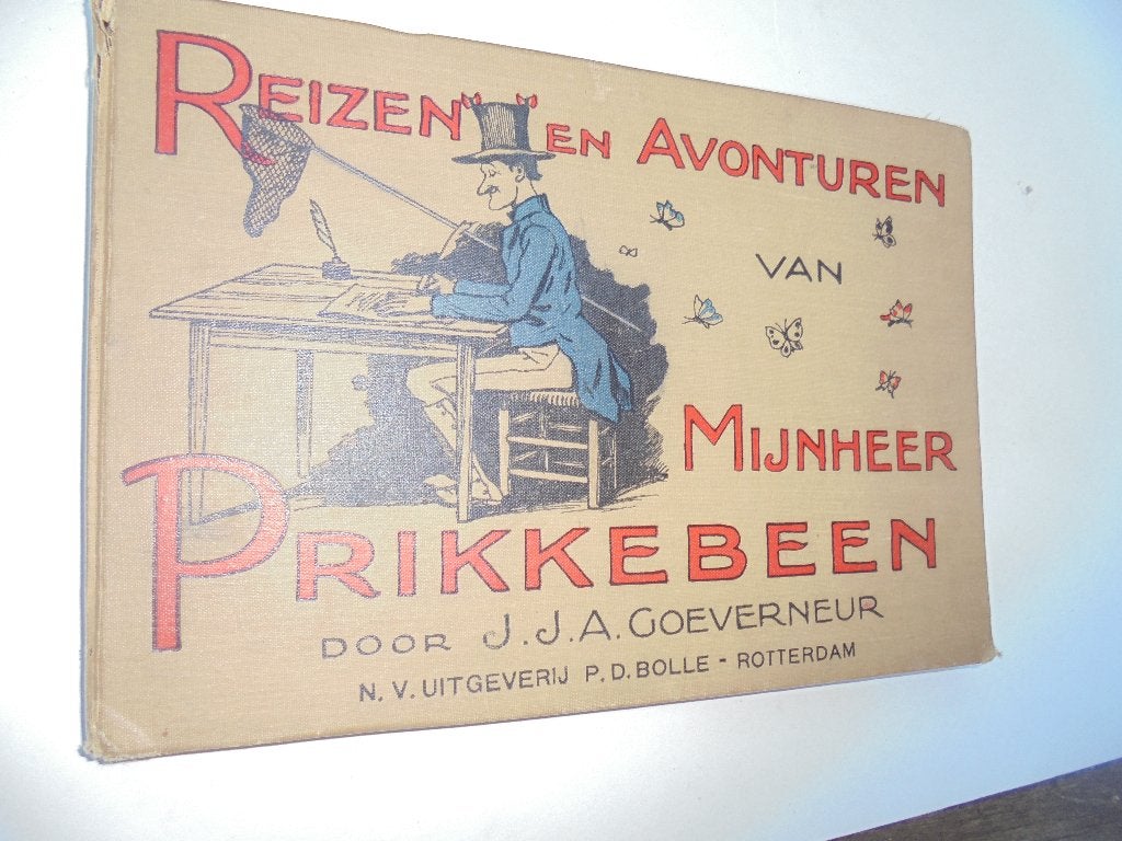 Ca 1920 Reizen en avonturen Mijnheer Prikkebeen (kb73), Boeken, Eén stripboek, Ophalen of Verzenden, Gelezen