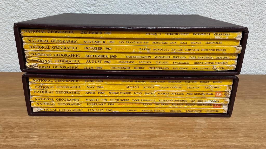 National Geographic magazine 1969 compleet, Ophalen, Gelezen, Wetenschap en Natuur