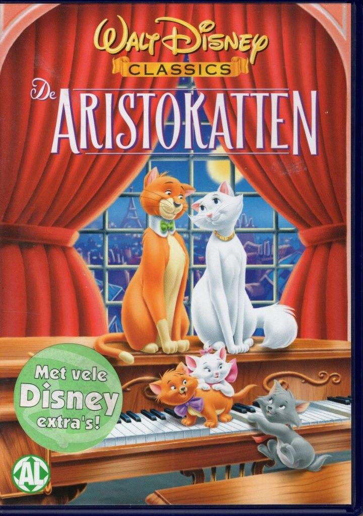 De Aristokatten - DVD - Disney - NL uitgave, Alle leeftijden, Verzenden, Zo goed als nieuw