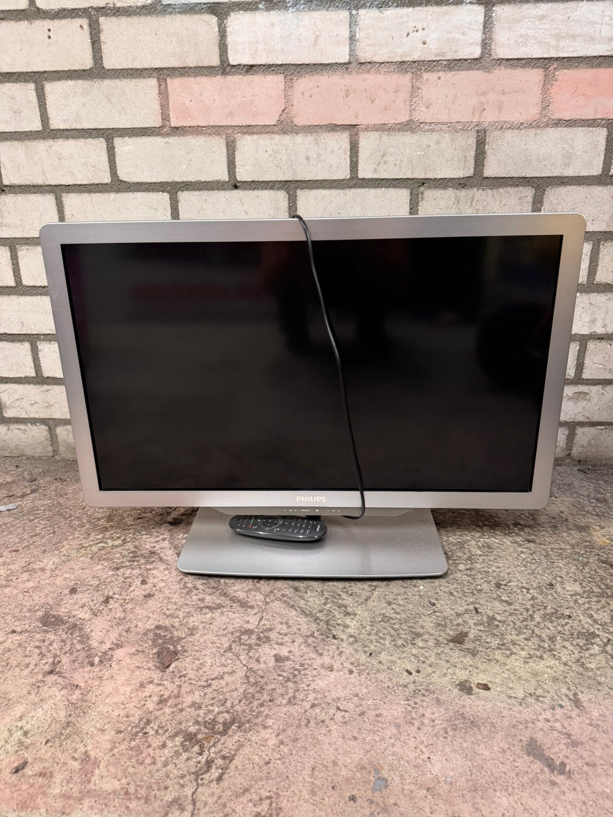Philips lcd tv incl afstandsbediening 32 inch zilvergrijs, Audio, Tv en Foto, Televisies, Ophalen, Philips, Gebruikt, LCD