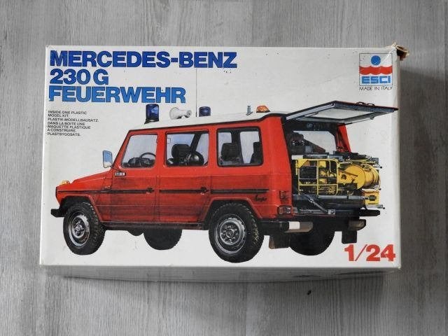 Mercedes Benz 230 G Feuerwehr, Hobby en Vrije tijd, Modelbouw | Auto's en Voertuigen, Ophalen, Gebruikt, Groter dan 1:32, Italeri