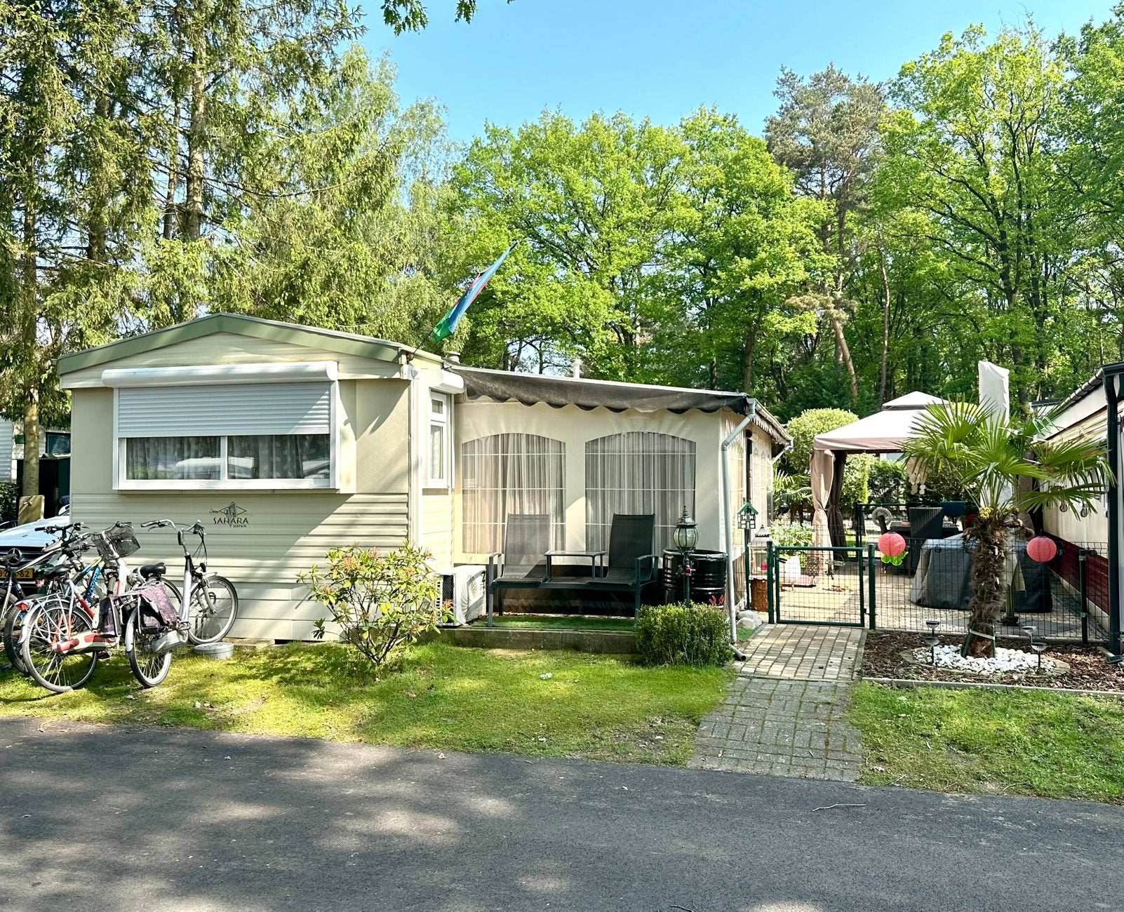 Te Koop Stacaravan,Airco,Dubbel beglazing,Rolluiken, Eén persoon