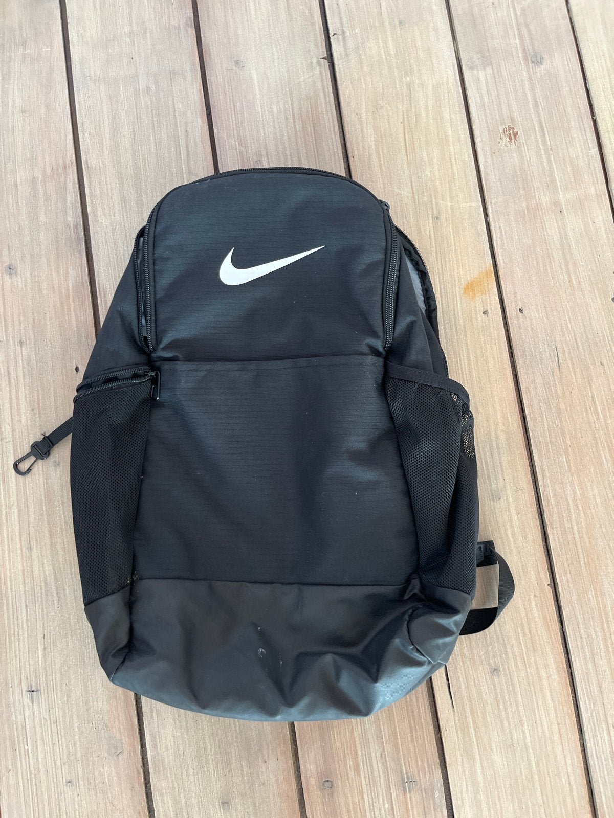 Nike rugzak zwart, Ophalen, Gedragen, Zwart