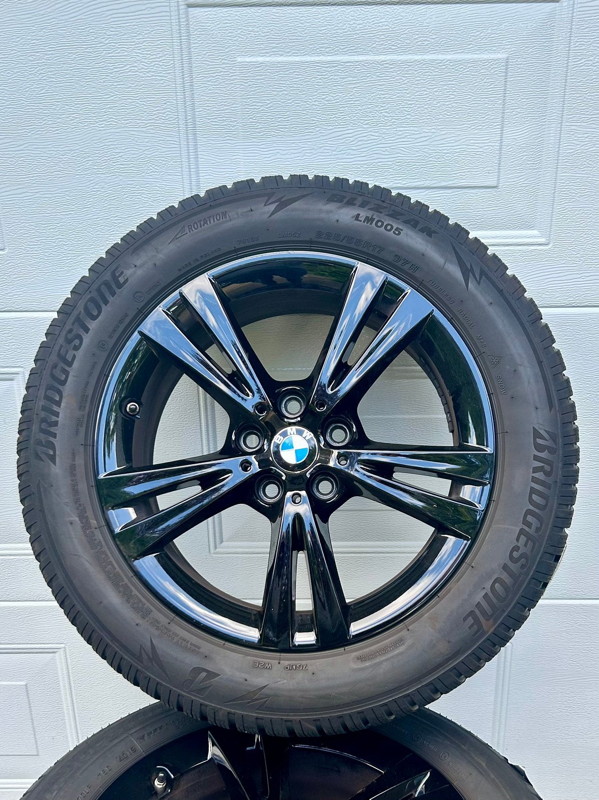 Winterwielen BMW X1  F48 (2015-2022), zwart 225/55 17 Inch, Auto-onderdelen, Banden en Velgen, Ophalen, Gebruikt, Banden en Velgen
