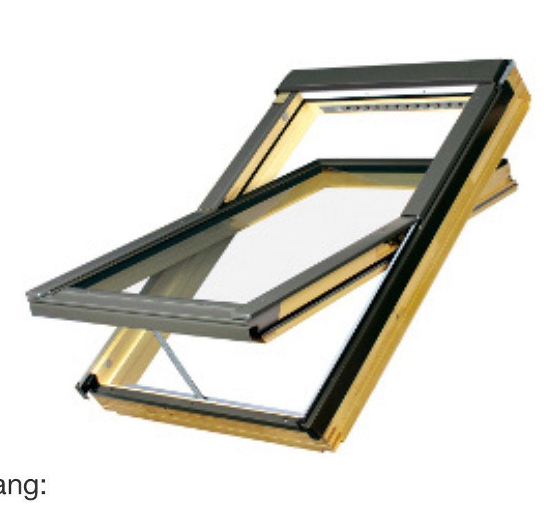 Dakraam Fakro Elektrisch FTP V 78x118cm - Nieuw in Doos, Ophalen, Minder dan 80 cm, 80 tot 120 cm, Nieuw