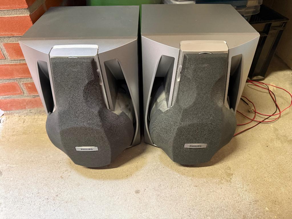 Set van 2 Philips FP535 speakers, Ophalen, Philips, Gebruikt, Minder dan 60 watt