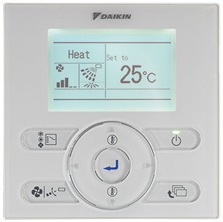 Daikin BRC1E53A7 bedrade airco afstandsbediening NIEUW, Nieuw, 3 snelheden of meer, Ophalen of Verzenden, 100 m³ of groter
