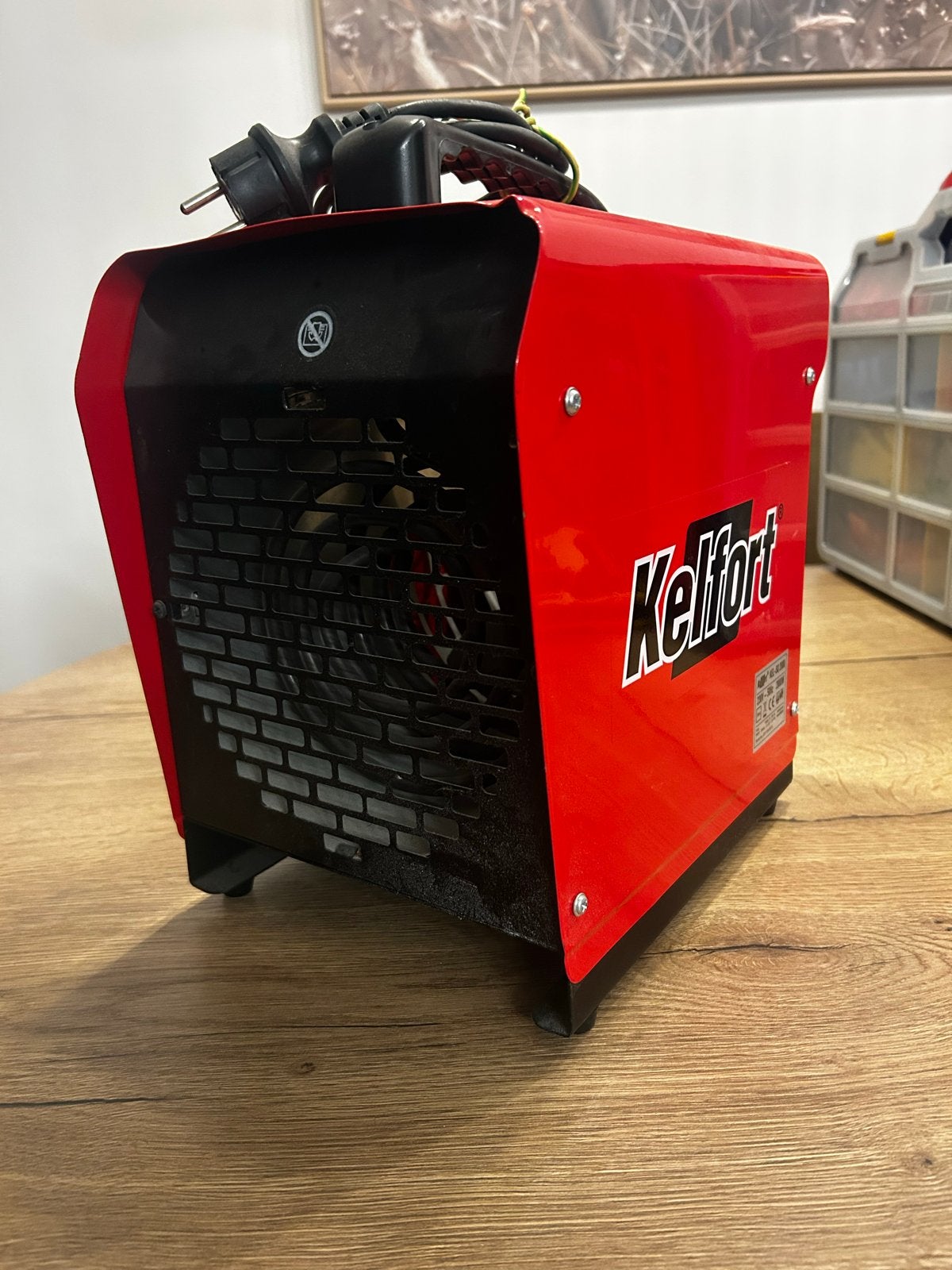 Kelfort KEL-SQ 2000 elektrische kachel 2kW, Doe-het-zelf en Verbouw, 30 tot 80 cm, Kachel, Minder dan 60 cm, Ophalen of Verzenden
