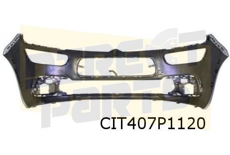 Citroën C4 SpaceTourer voorbumper (te spuiten) (bij parkeerh, -, Nieuw, Bumper, -