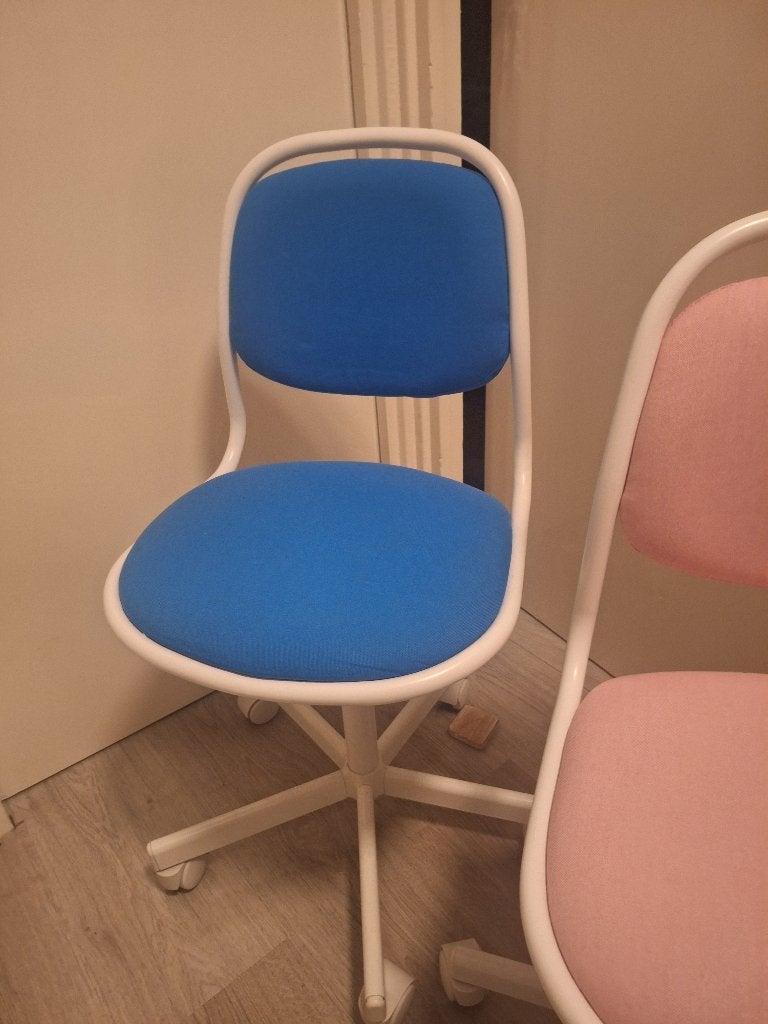 IKEA ÖRFJÄLL Bureaustoel - blauw, Ophalen, Zo goed als nieuw, Blauw, Bureaustoel