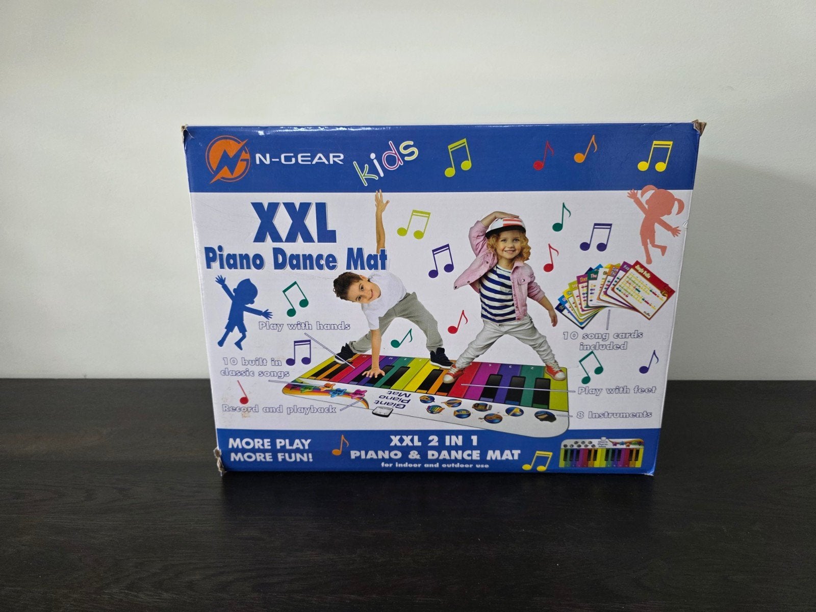 N-GEAR Kids XXL Piano Dance Mat - Zo goed als nieuw!, Ophalen of Verzenden