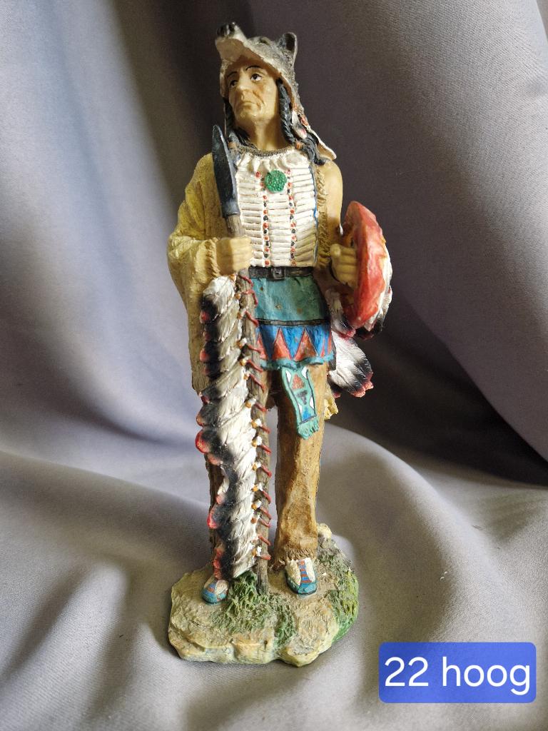 beeldje american native, Verzamelen, Ophalen of Verzenden, Zo goed als nieuw, Mens