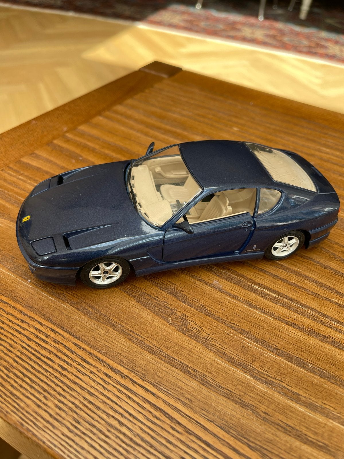 Bburago Ferrari 456 GT (1992) 1/25, Ophalen, Zo goed als nieuw, Auto, Bburago