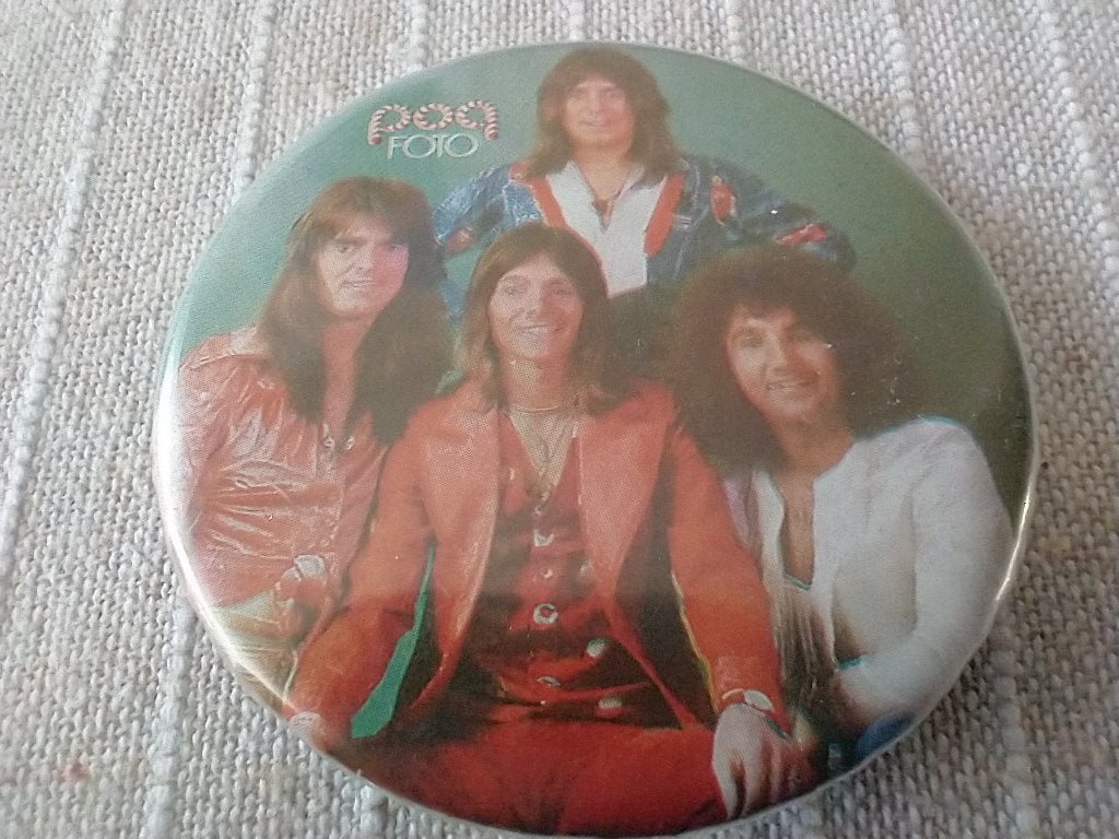 Vintage Button Popfoto Smokie, Verzamelen, Ophalen of Verzenden, Gebruikt, Overige typen