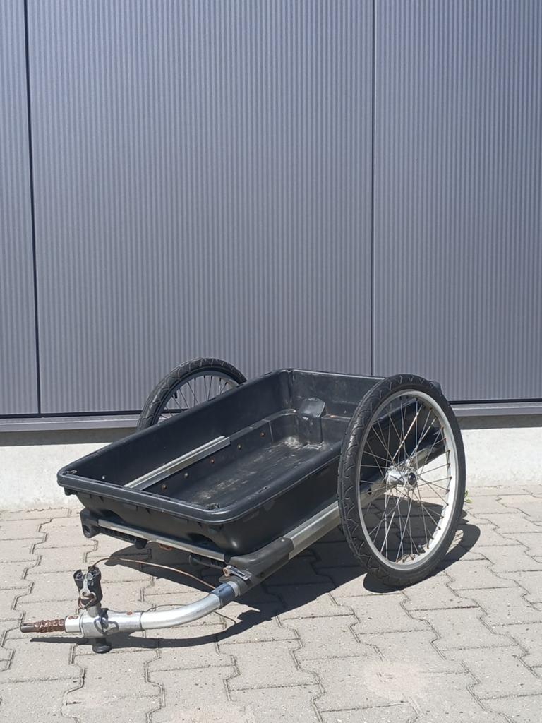 Fiets aanhanger, Ophalen