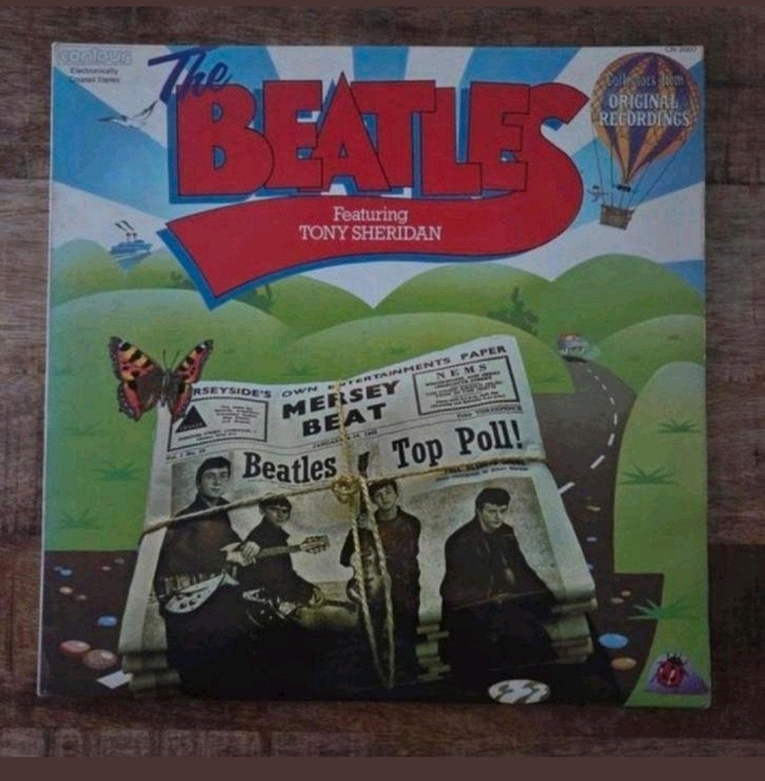 Lp the beatles featuring Tony sheridan, Ophalen of Verzenden