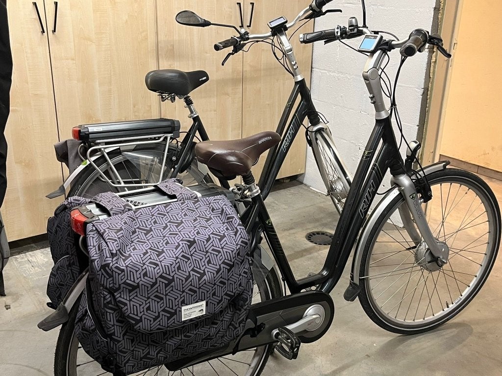 Elektrische damesfiets merk RIH, Gebruikt, 47 tot 51 cm, 50 km per accu of meer, Ophalen