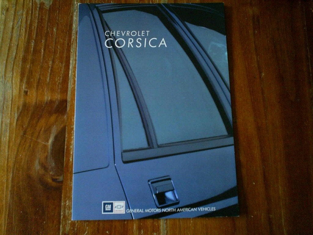 Chevrolet Corsica 1991 [ 8 pag. ], Boeken, Verzenden, Zo goed als nieuw, Chevrolet
