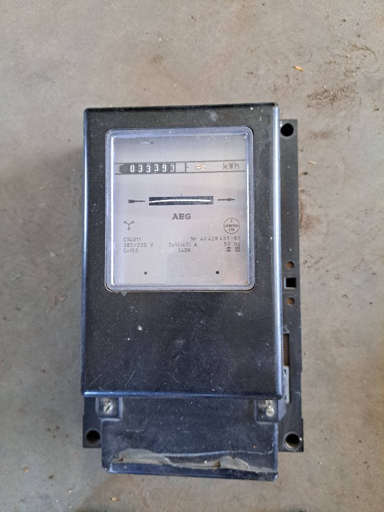 Krachtstroom, Draaistroommeter, Ophalen, Gebruikt, Overige merken, Overige typen