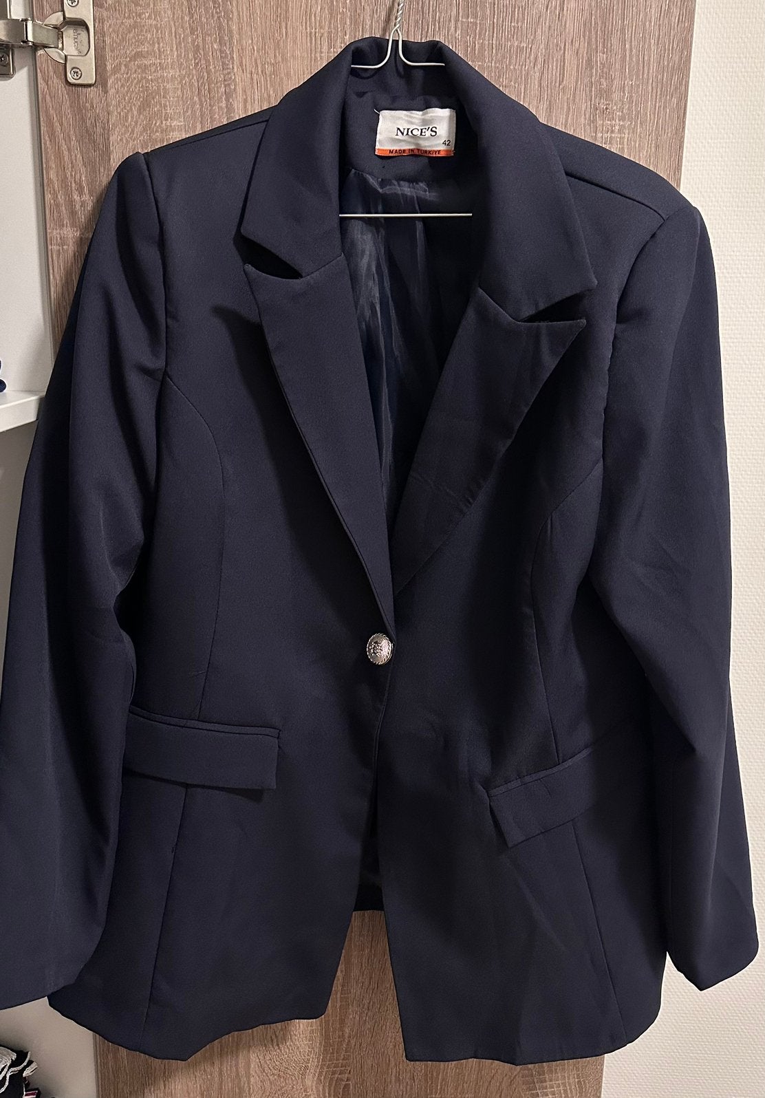 Blauwe blazer, Maat 42/44 (L), Nieuw, Jasje, Verzenden