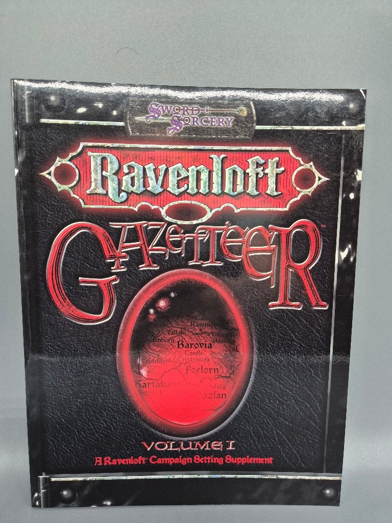Ravenloft Gazetteer Volume I Campaign Setting Supplement D&D, Ophalen of Verzenden, Gebruikt, Historisch, Boek of Catalogus