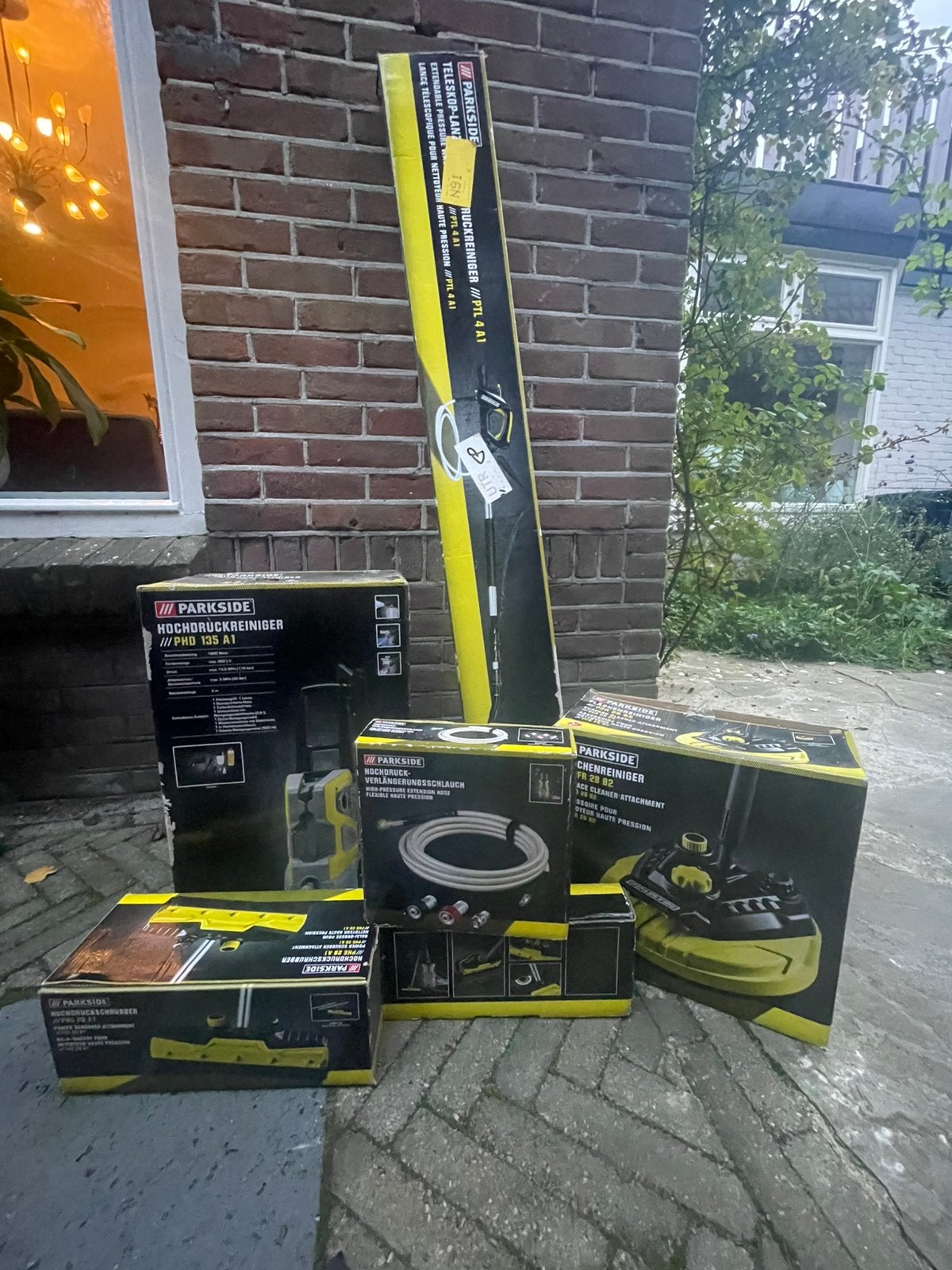 NIEUW IN DOOS; complete parkside PHD135 hogedrukreinigerser, Ophalen, Nieuw