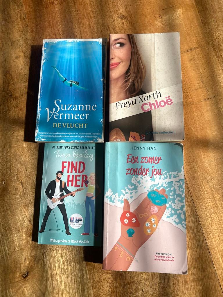 Boekenpakket: Suzanne Vermeer, Freya North, Tessa Bailey, Je, Ophalen, Gelezen