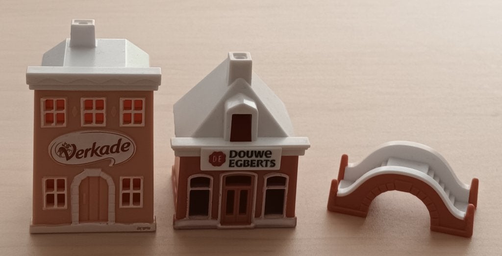Spaaractie Albert Heijn winterdorp miniaturen 2019, Albert Heijn, Ophalen of Verzenden