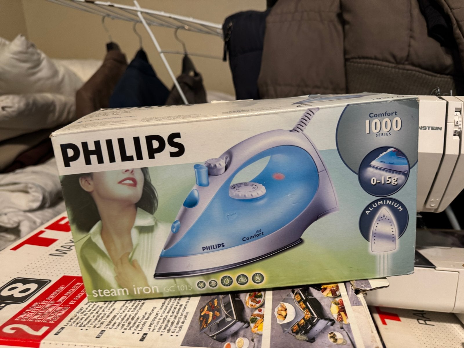 Philips Strijkijzer Comfort 1000 Series GC1015 - 1400W, Witgoed en Apparatuur, Strijkijzers en Strijkplanken, Ophalen of Verzenden