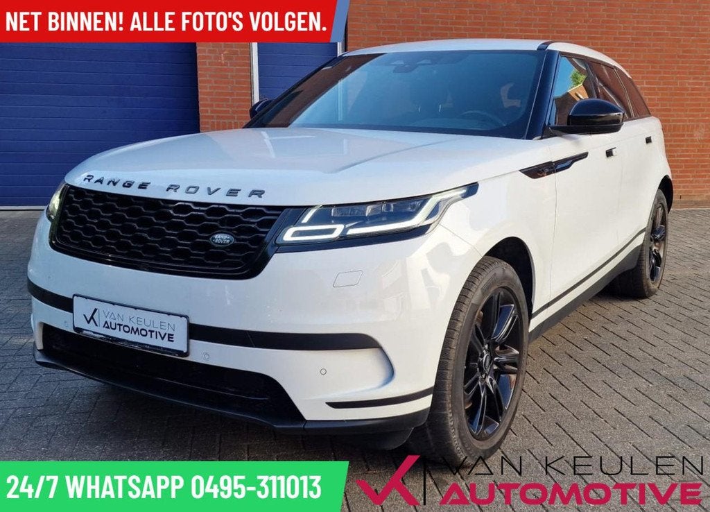 Range Rover Velar P400e PHEV 404 PK l Trekhaak l 1e eigenaar, Auto's, Land Rover, Bedrijf, Te koop, 360° camera, 4x4, ABS, Achteruitrijcamera