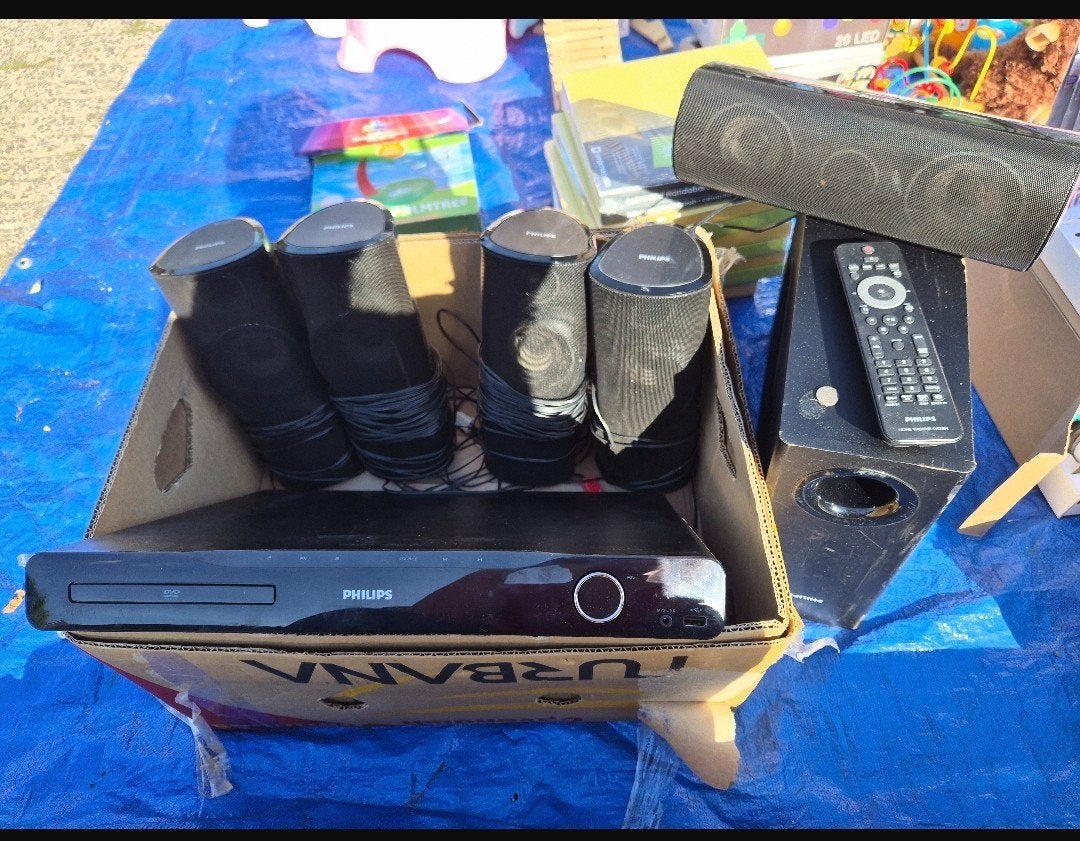 Philips home cinema set, Ophalen of Verzenden, Zo goed als nieuw, Philips, Blu-ray-speler